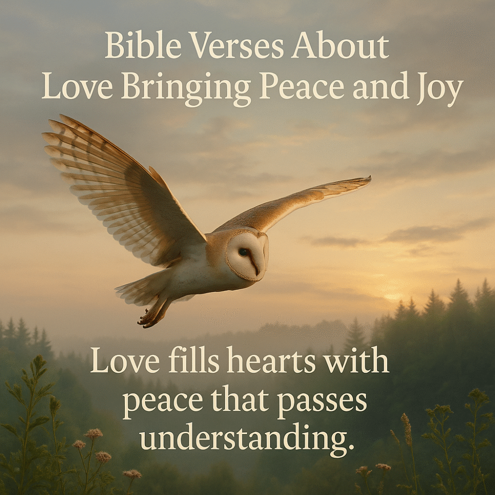 Bible Verses About Love Bringing Peace and Joy