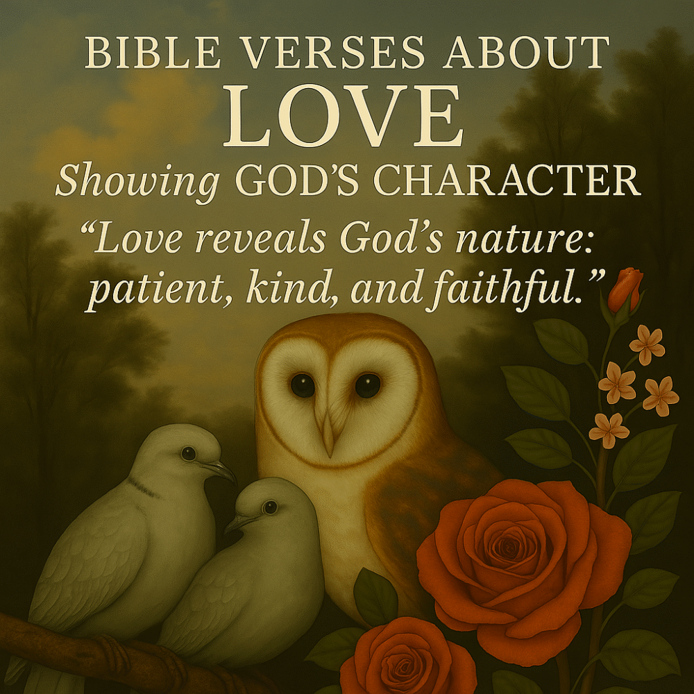 Bible Verses About Love Showing God’s Character