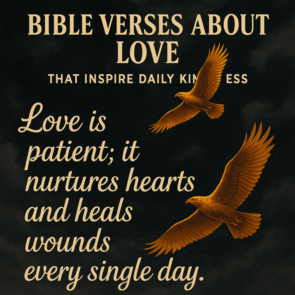 Bible Verses About Love That Inspire Daily Kindness