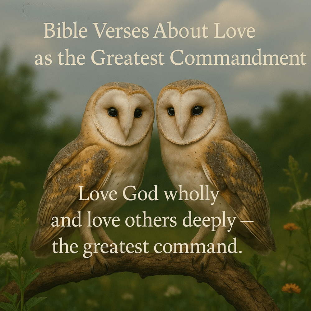 Bible Verses About Love as the Greatest Commandment