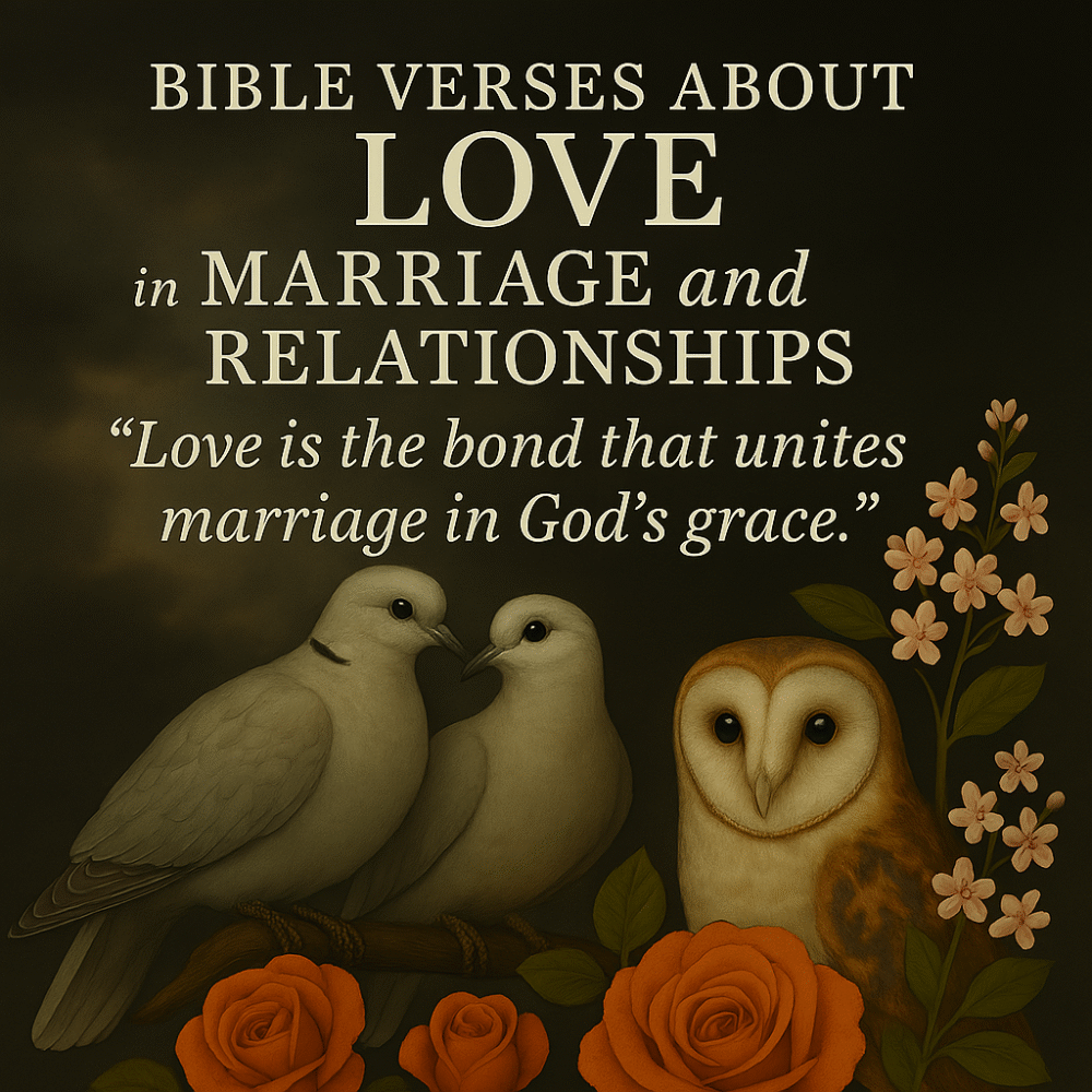 Bible Verses About Love in Marriage and Relationships