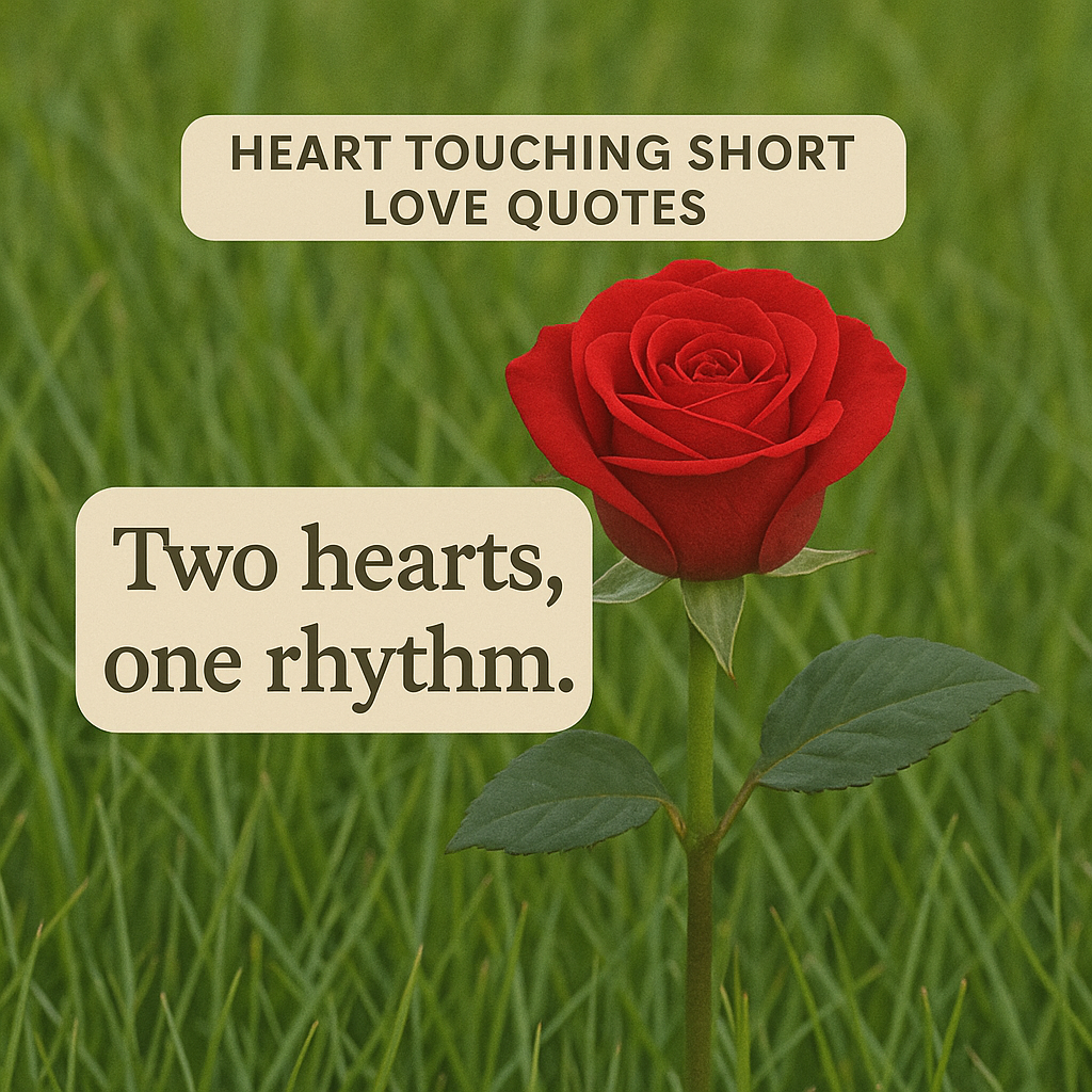 Heart Touching Short Love Quotes