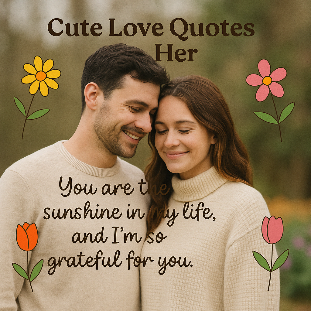 Cute Love Quotes for Her