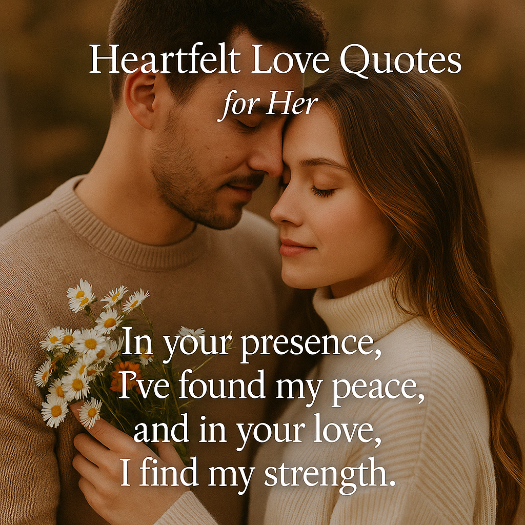 Heartfelt Love Quotes for Her