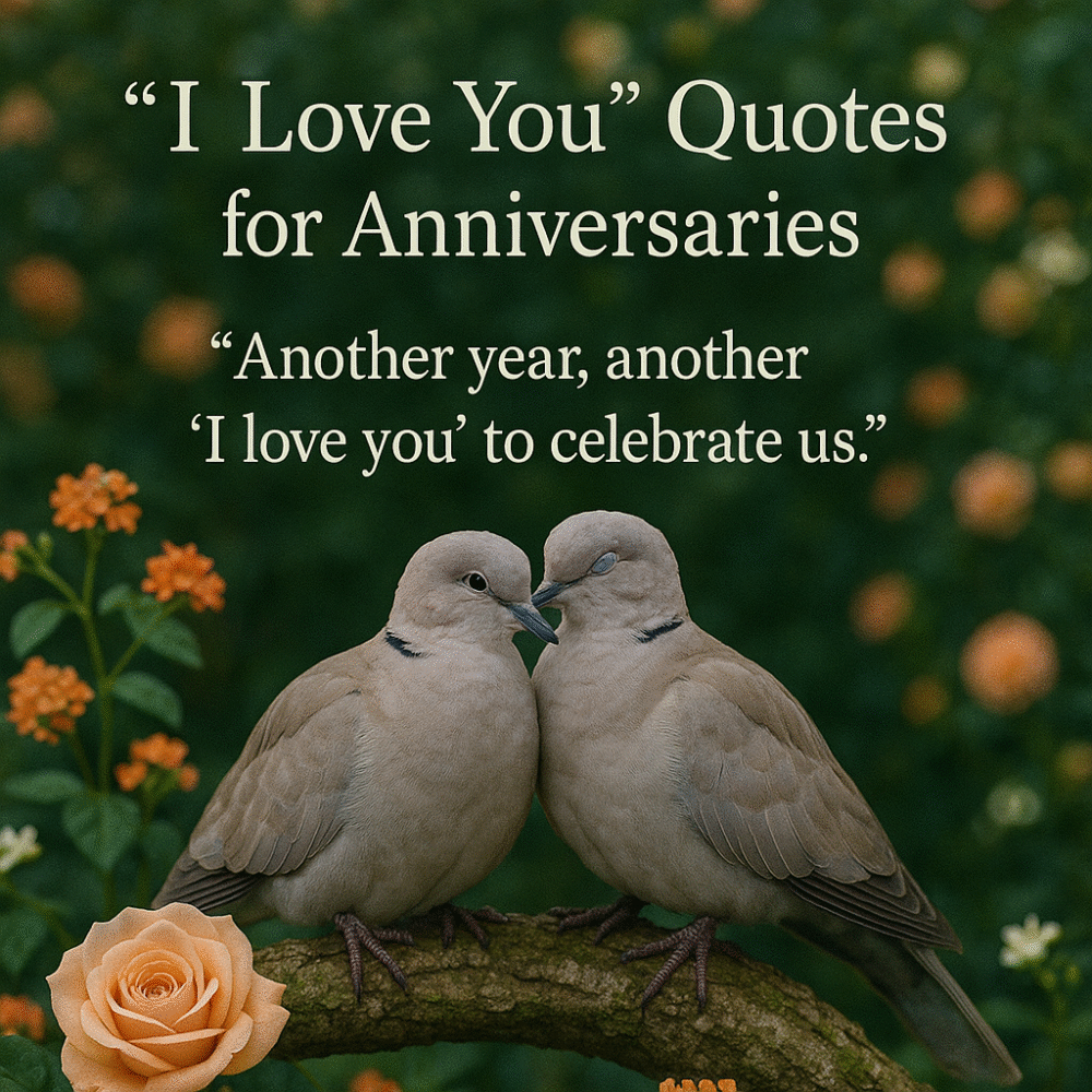 I Love You Quotes for Anniversaries