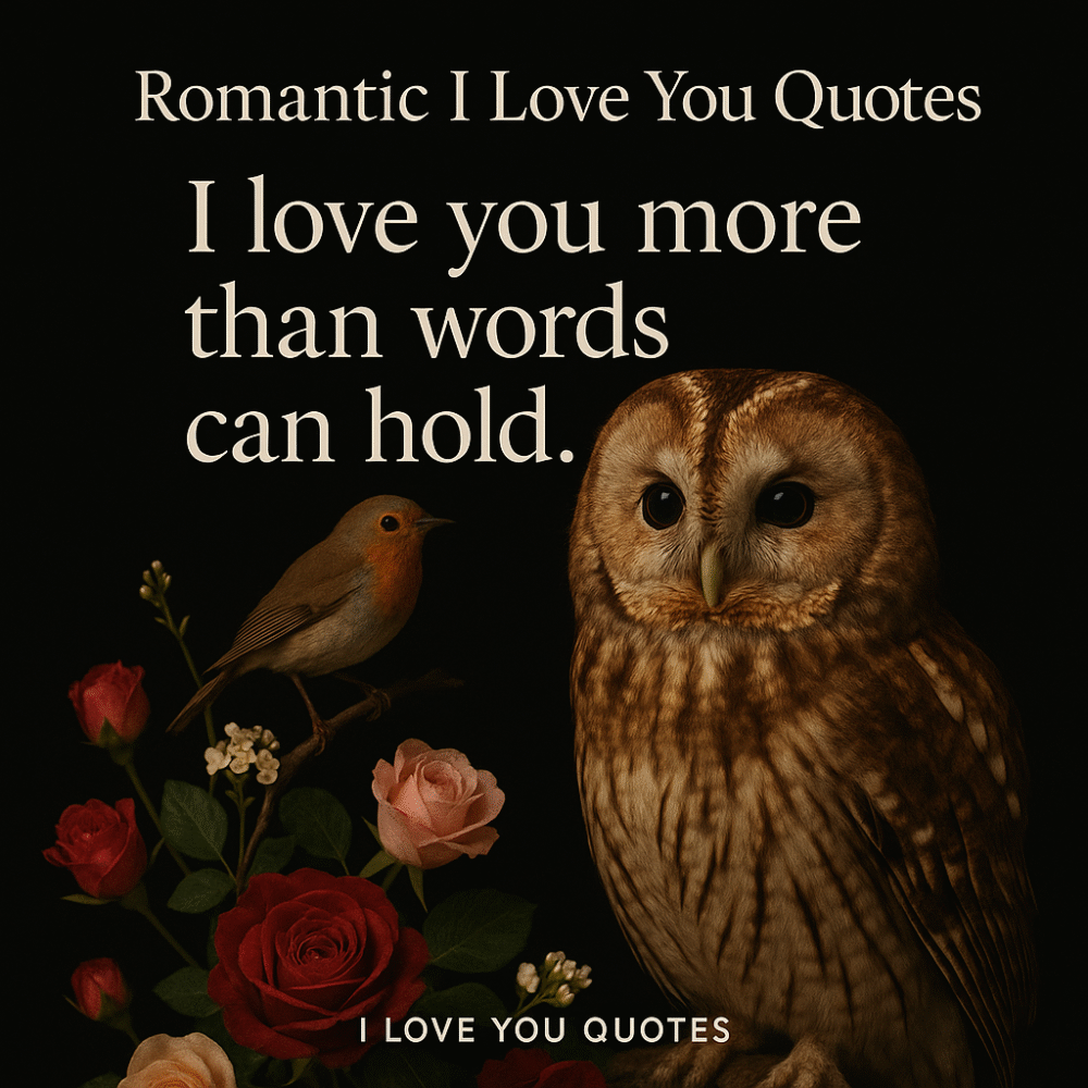Romantic I Love You Quotes