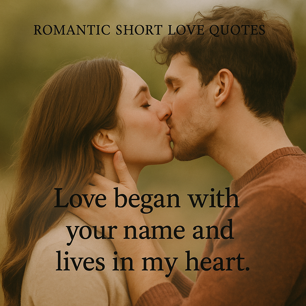 Romantic Short Love Quotes