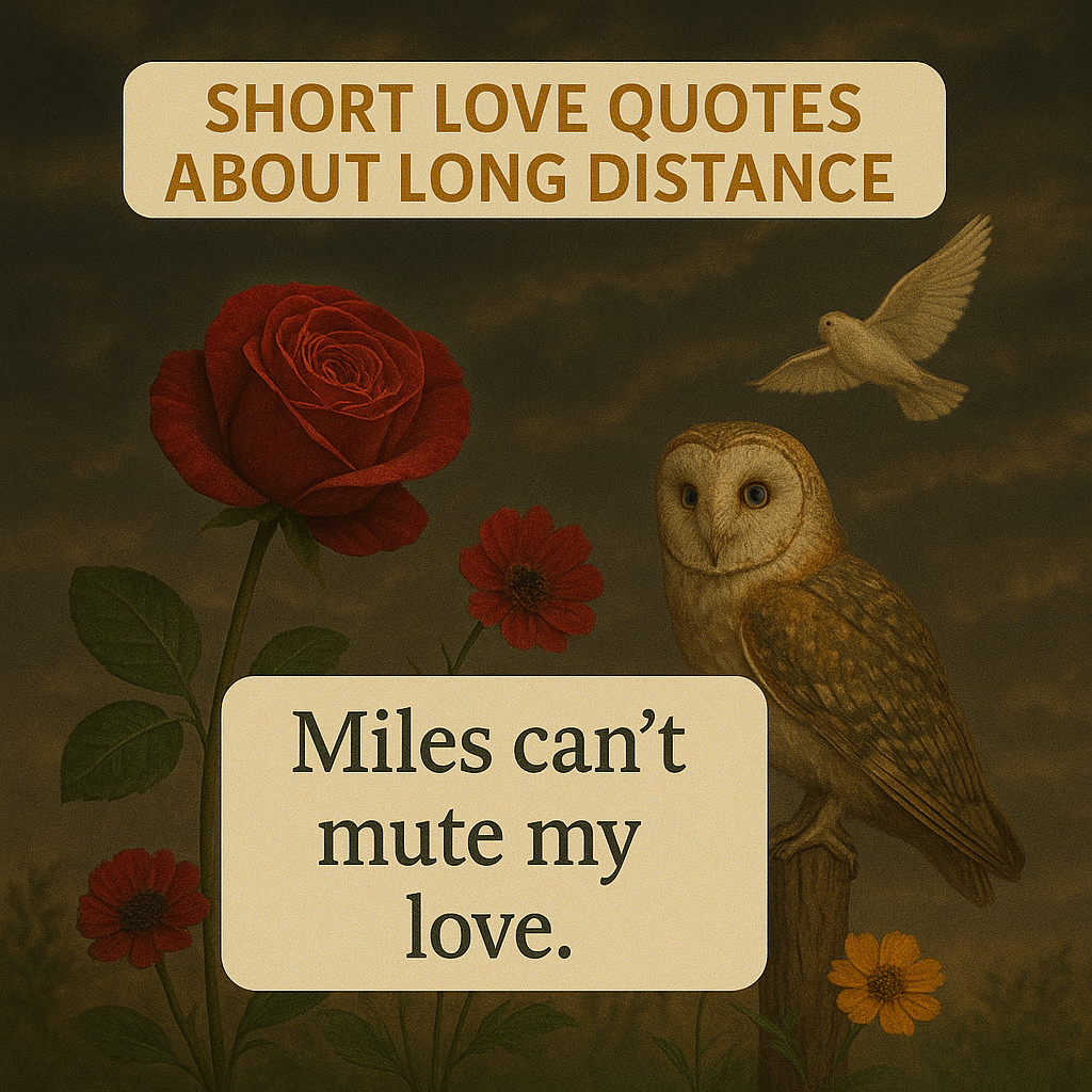 Short Love Quotes About Long Distance