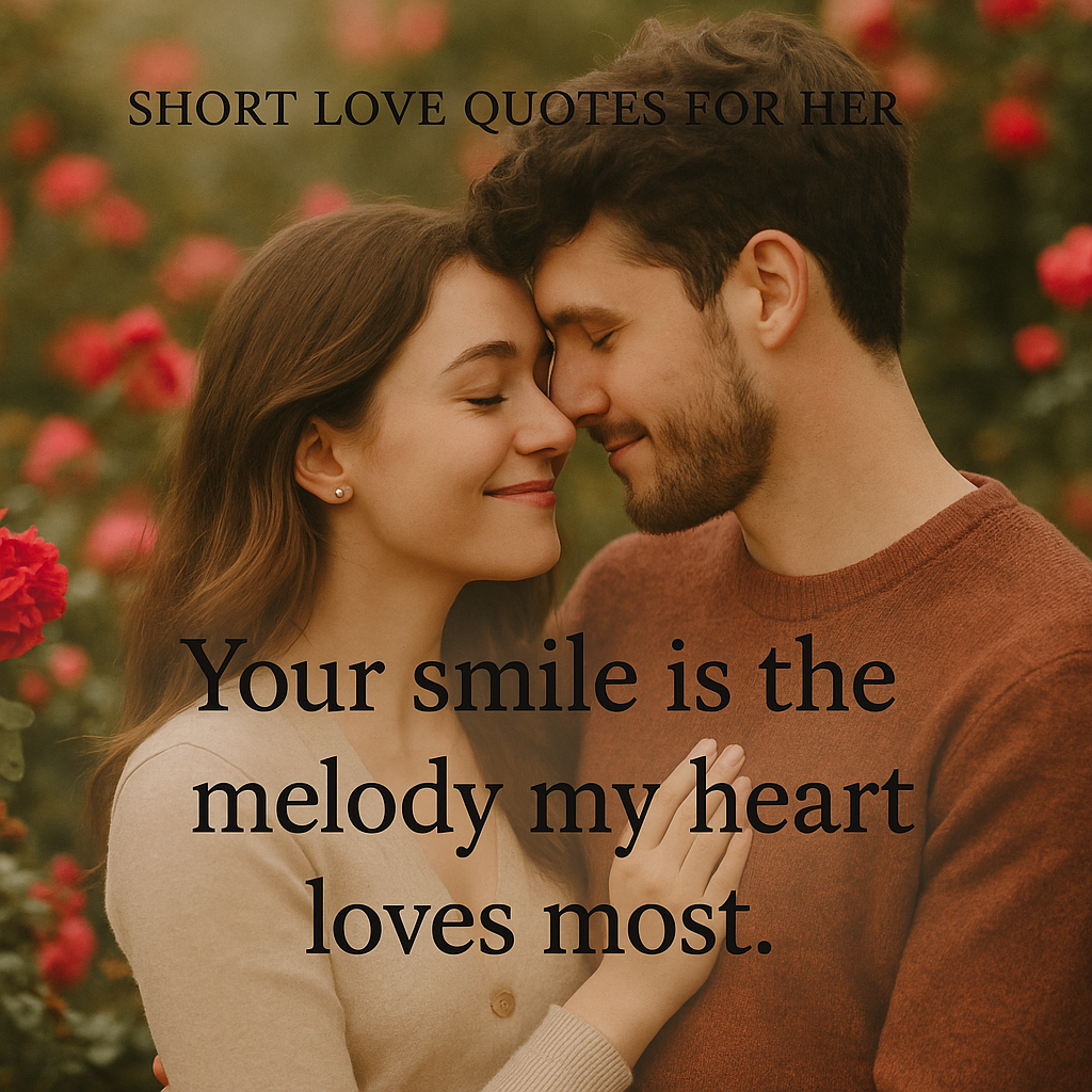 Short Love Quotes for Her