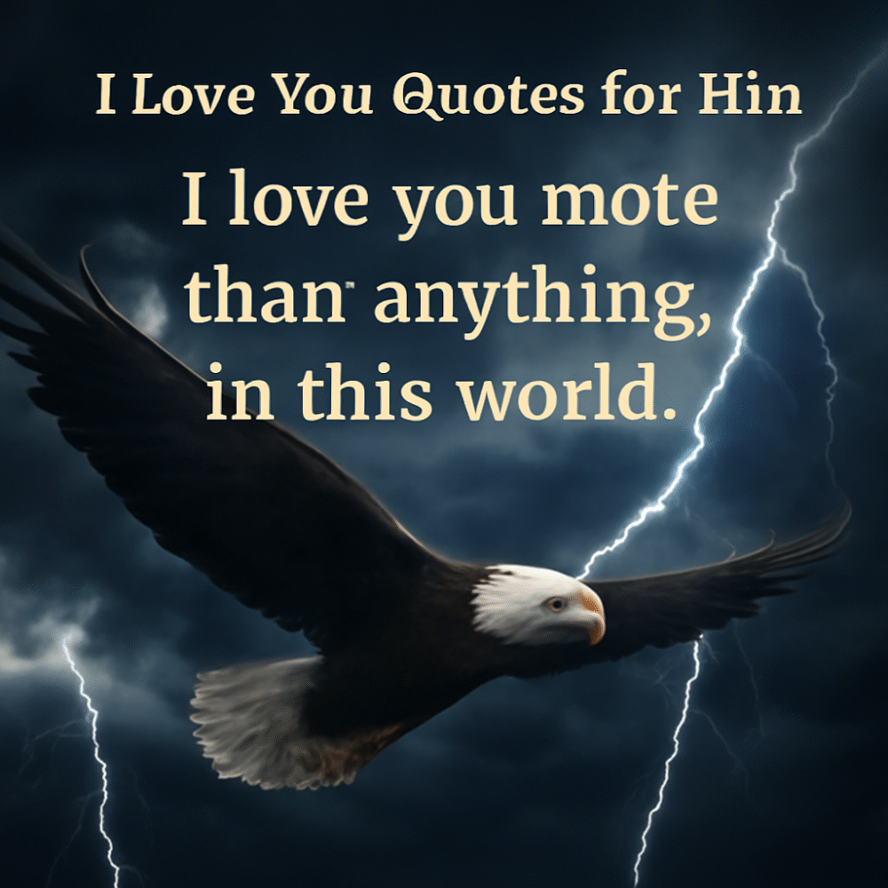 I Love You Quotes for Him