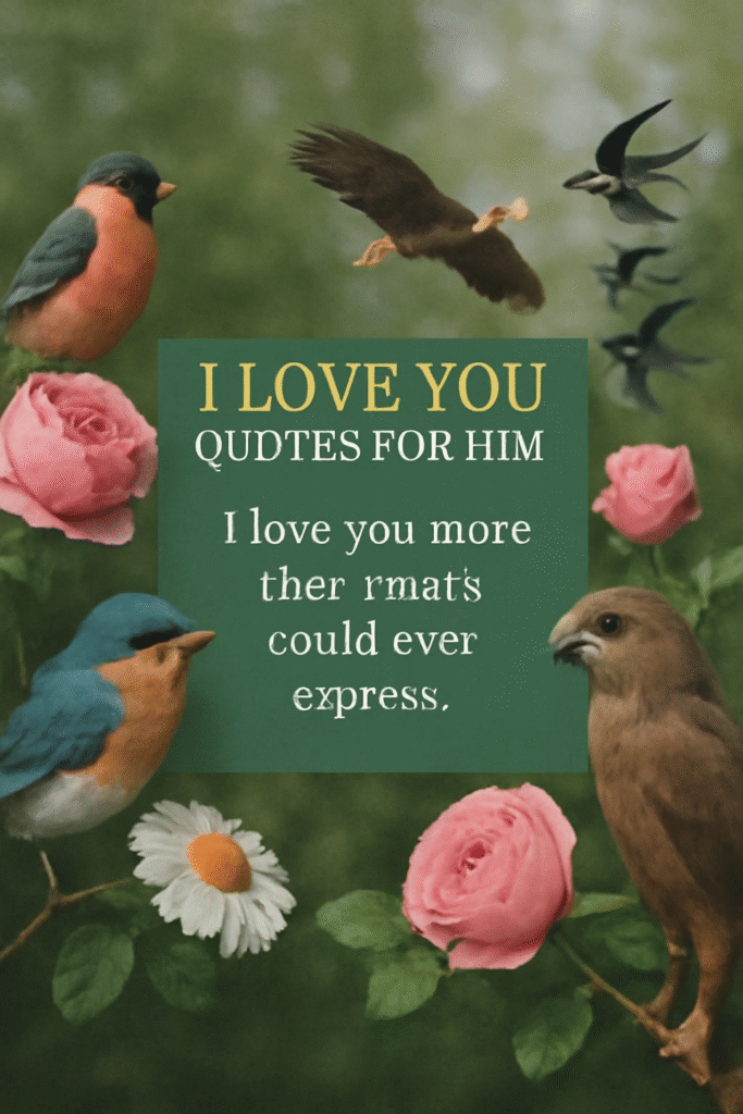 I Love You Quotes for Him