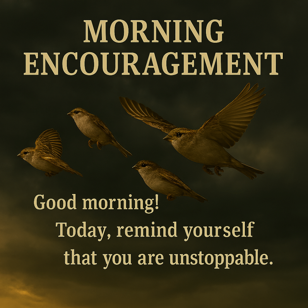 Morning Encouragement