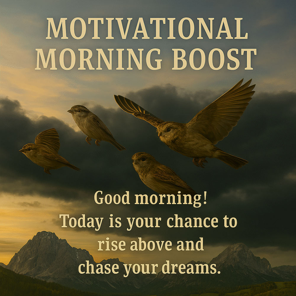 Motivational Morning Boost
