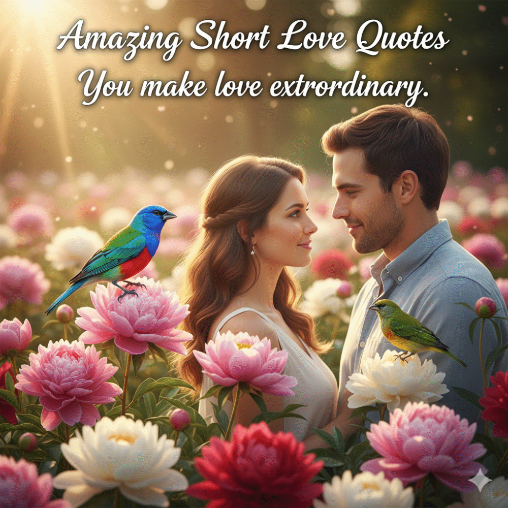 Amazing Short Love Quotes