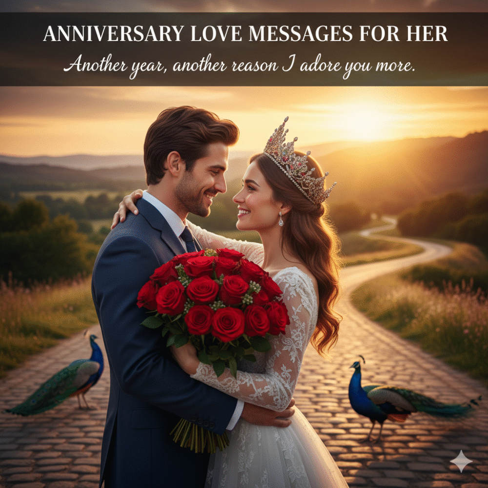 Anniversary Love Messages for Her