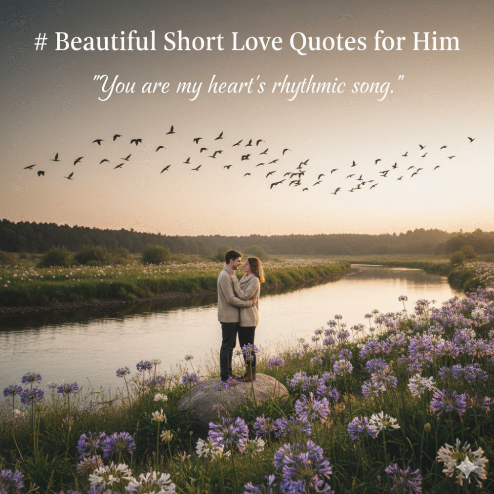 Beautiful Short Love Quotes for Him