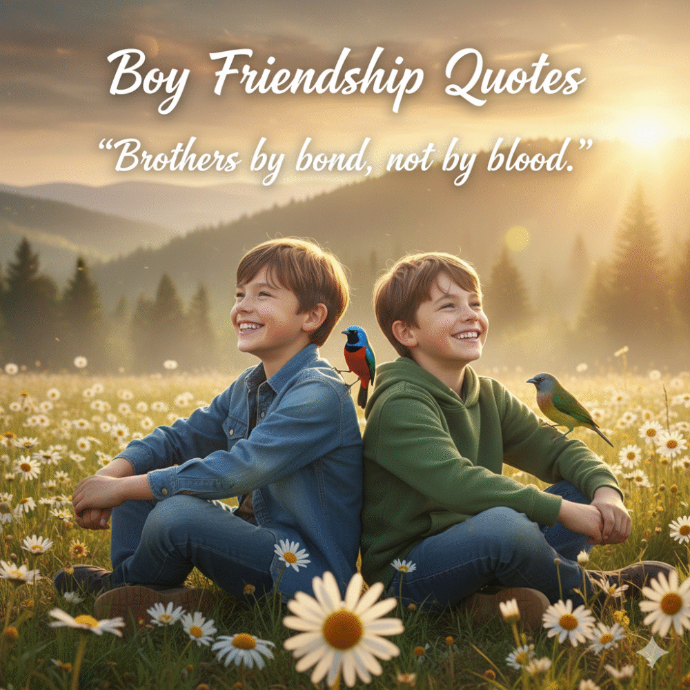 Boy Friendship Quotes