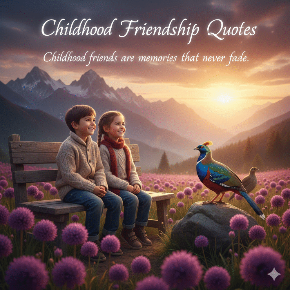 Childhood Friendship Quotes