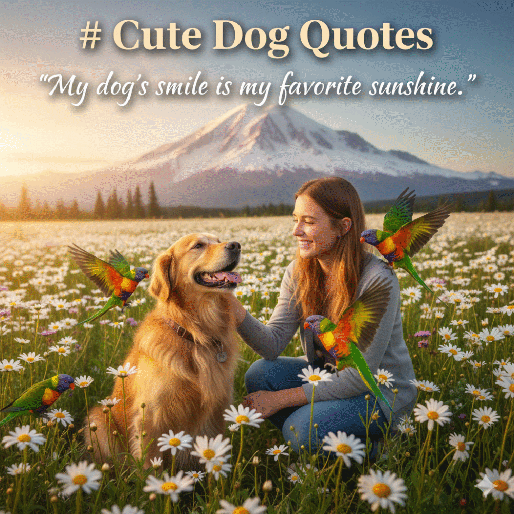  Cute Dog Quotes