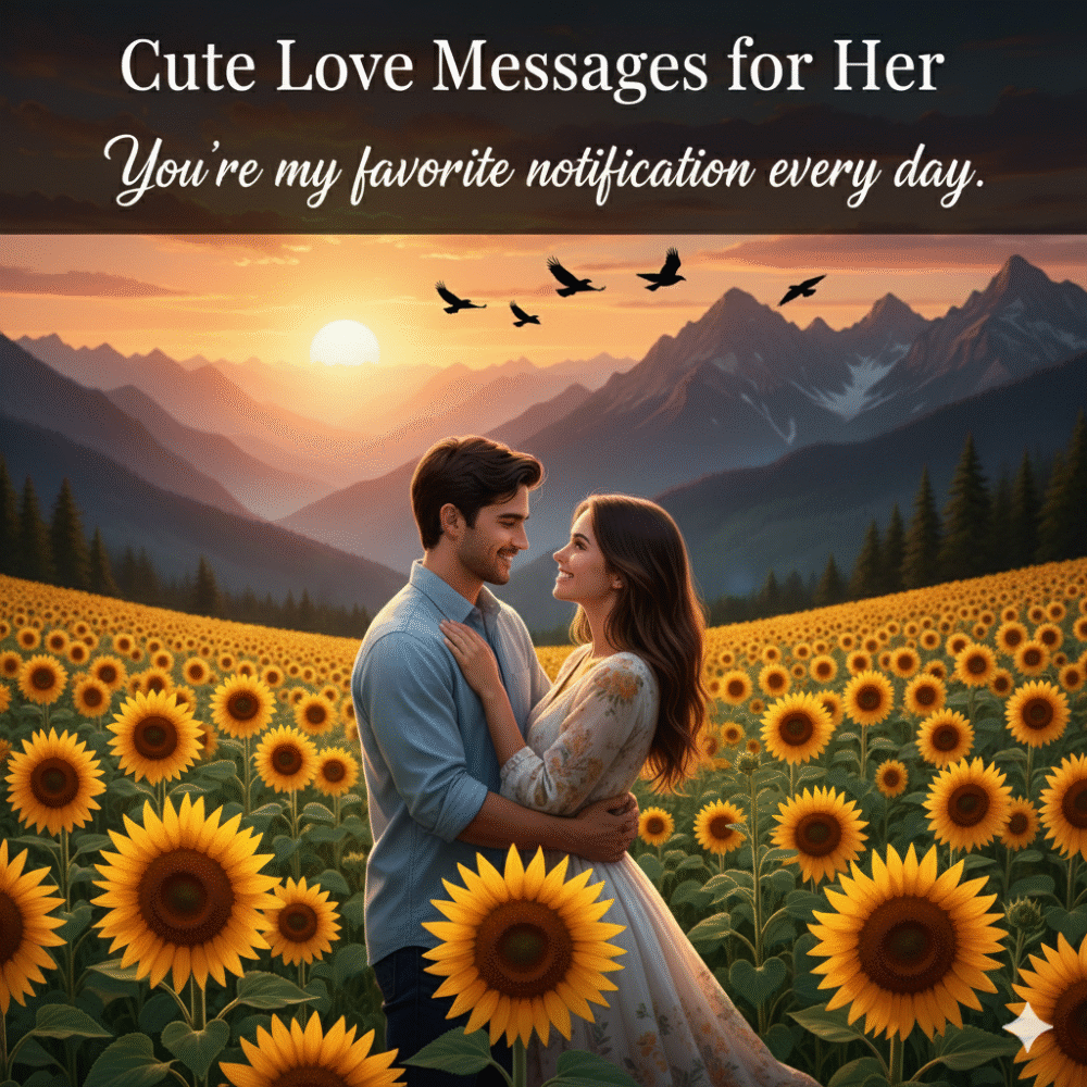 Cute Love Messages for Her