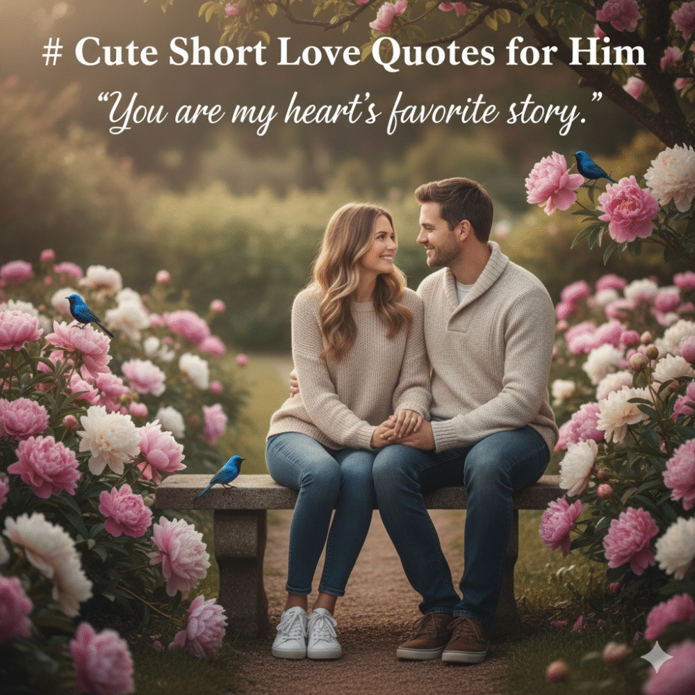 Cute Short Love Quotes for Him