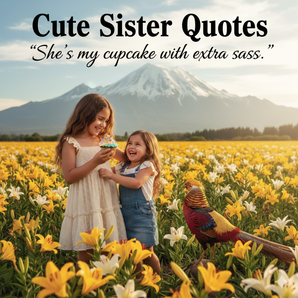  Cute Sister Quotes