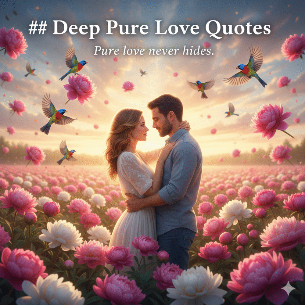 Deep Pure Love Quotes