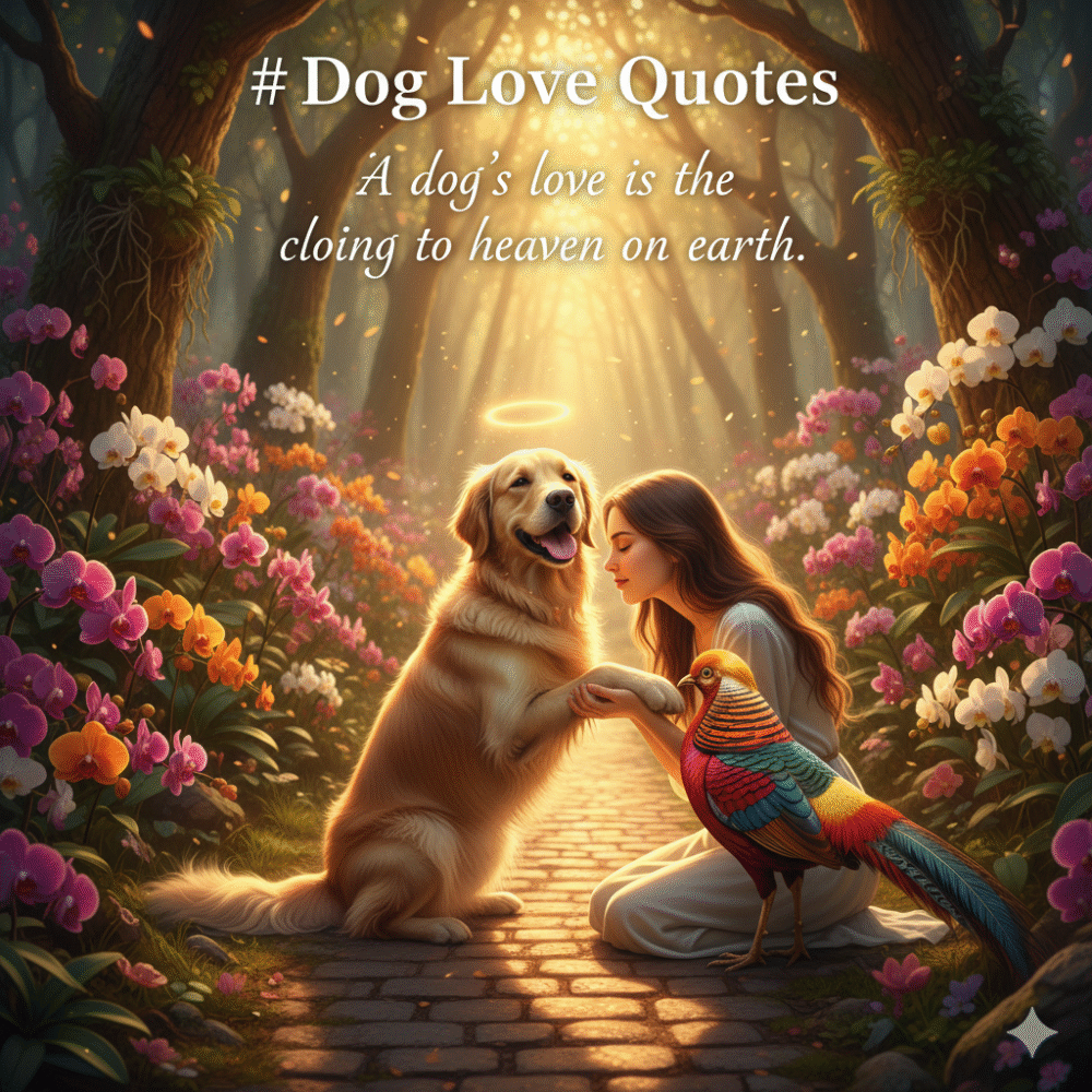  Dog Love Quotes