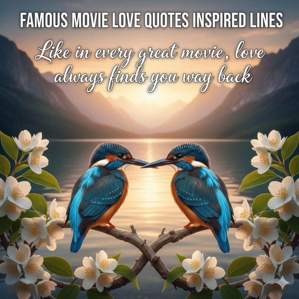 Famous Movie Love Quotes Inspired Lines