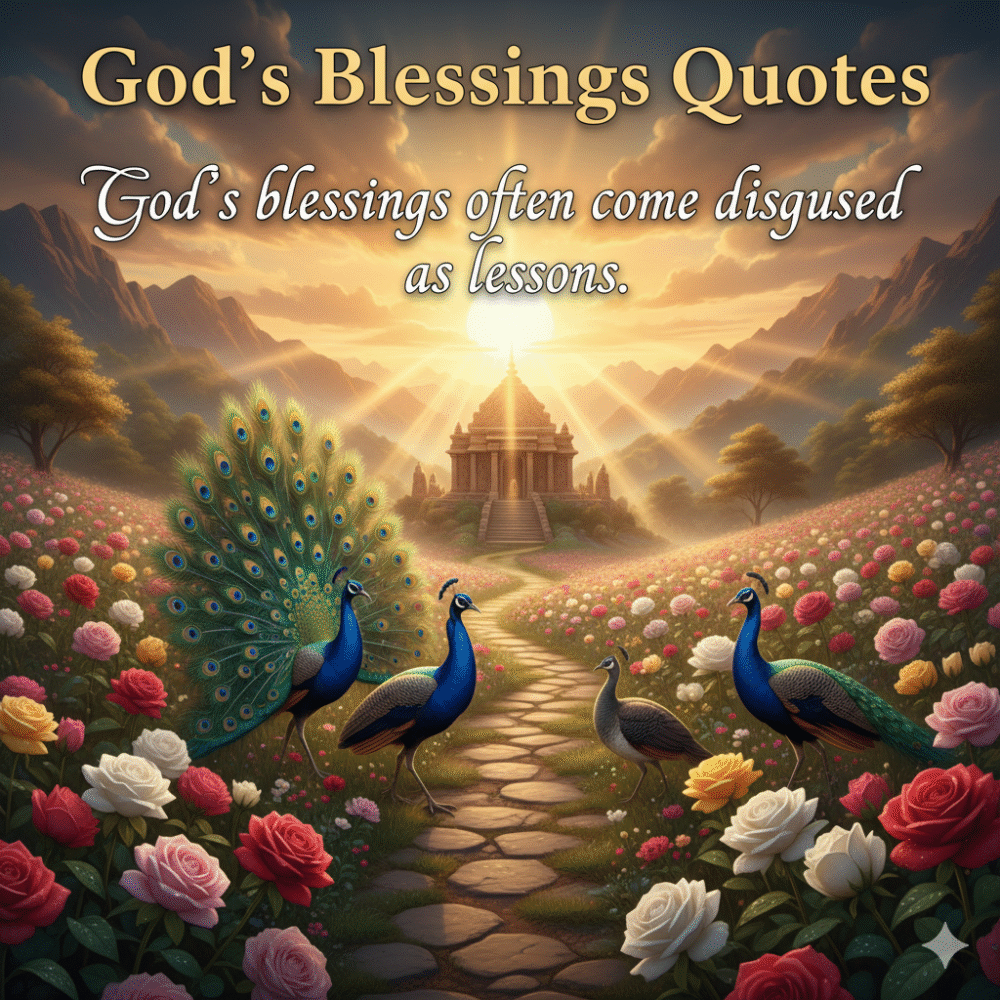 God’s Blessings Quotes