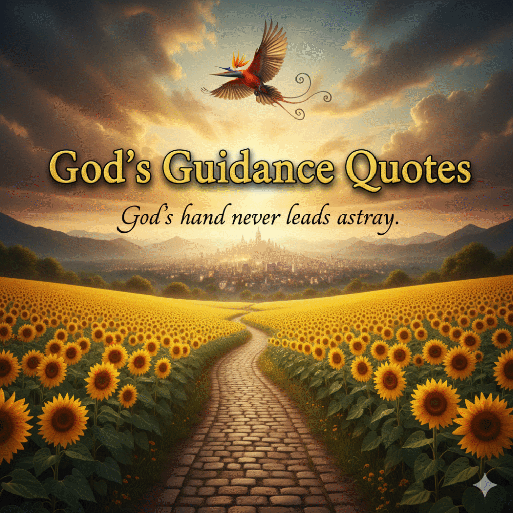 God’s Guidance Quotes