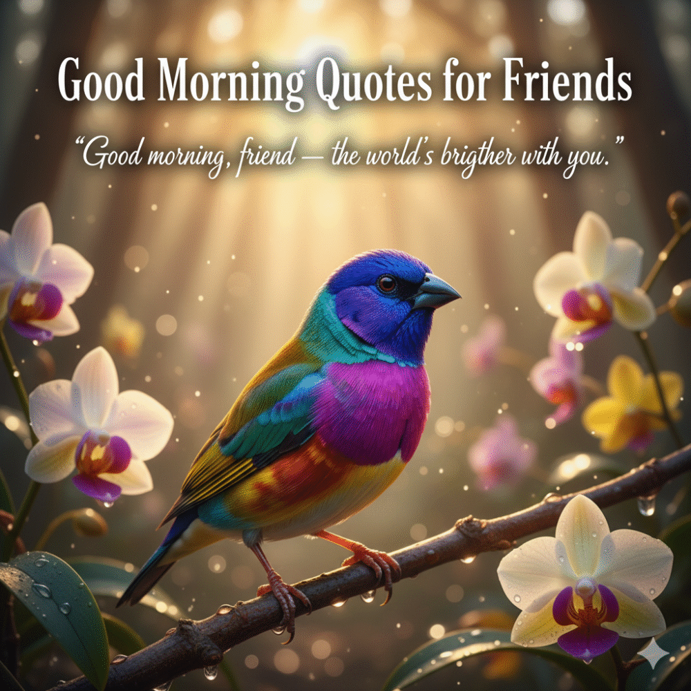 Good Morning Quotes for Friends