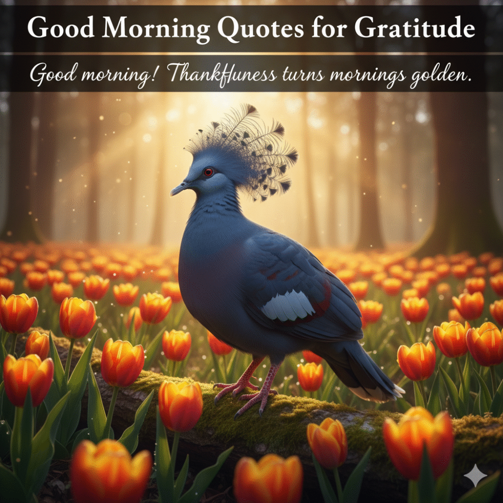 Good Morning Quotes for Gratitude