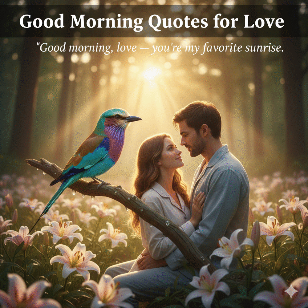  Good Morning Quotes for Love