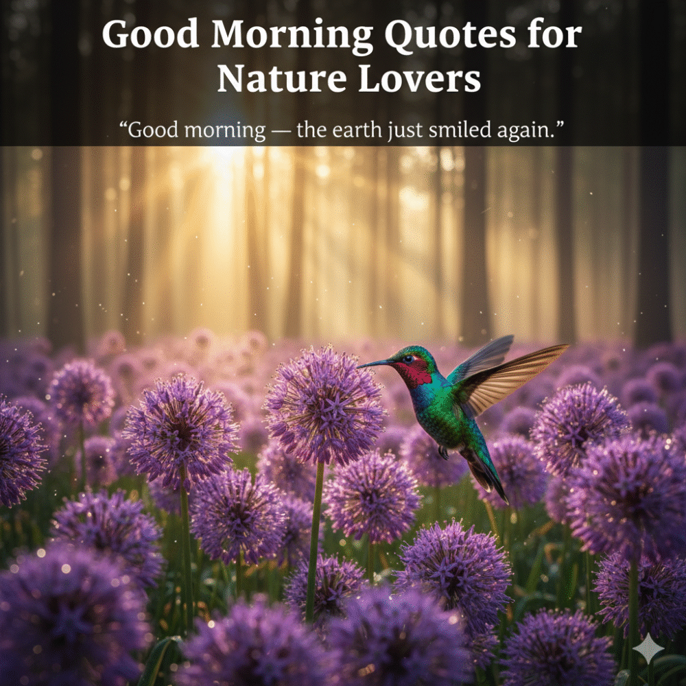  Good Morning Quotes for Nature Lovers