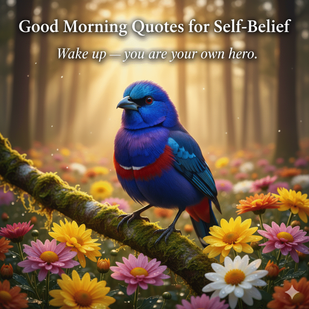 Good Morning Quotes for Self-Belief