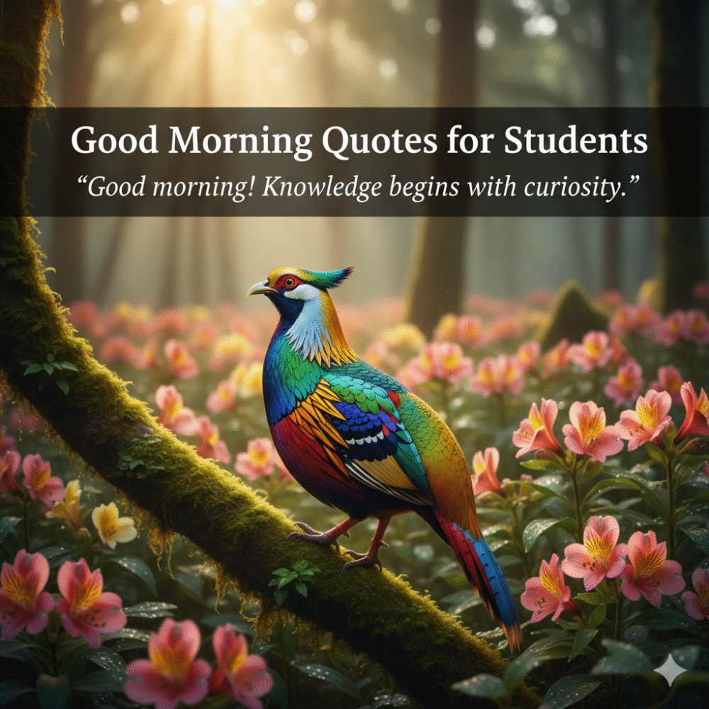 Good Morning Quotes for Students