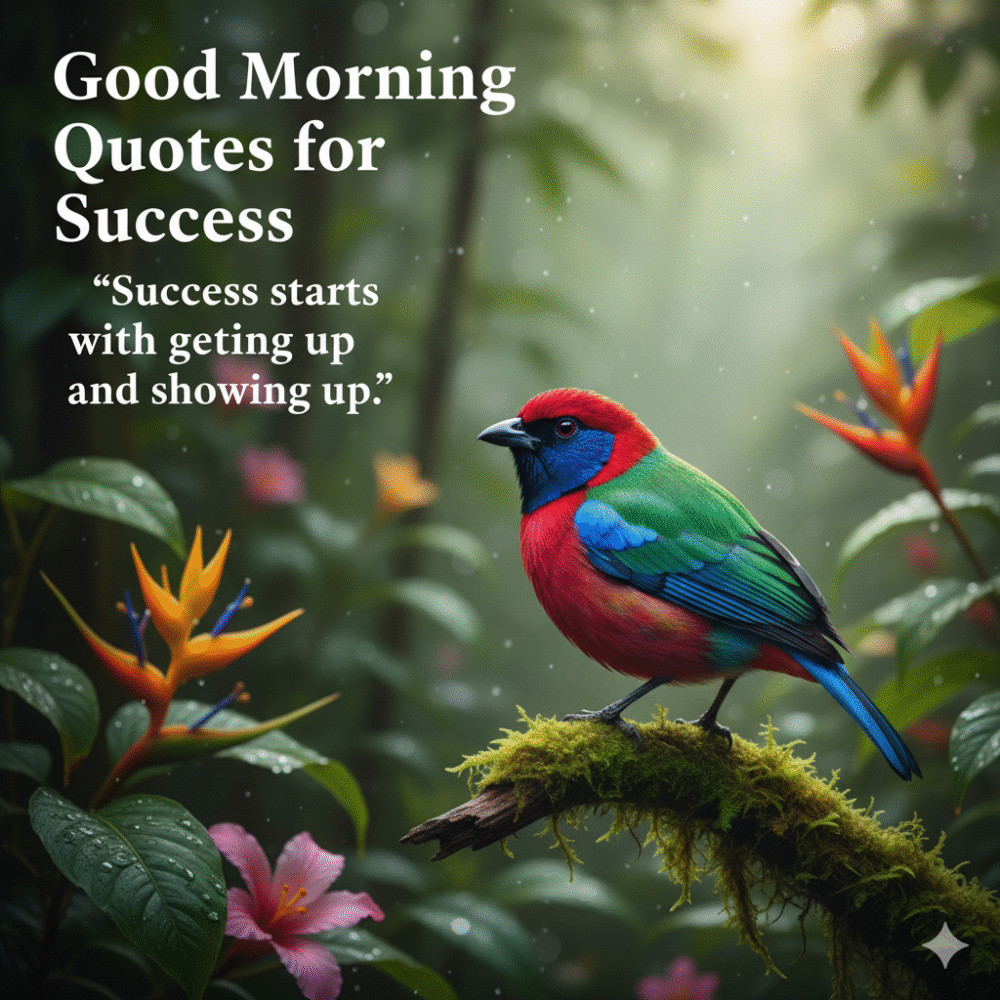 Good Morning Quotes for Success