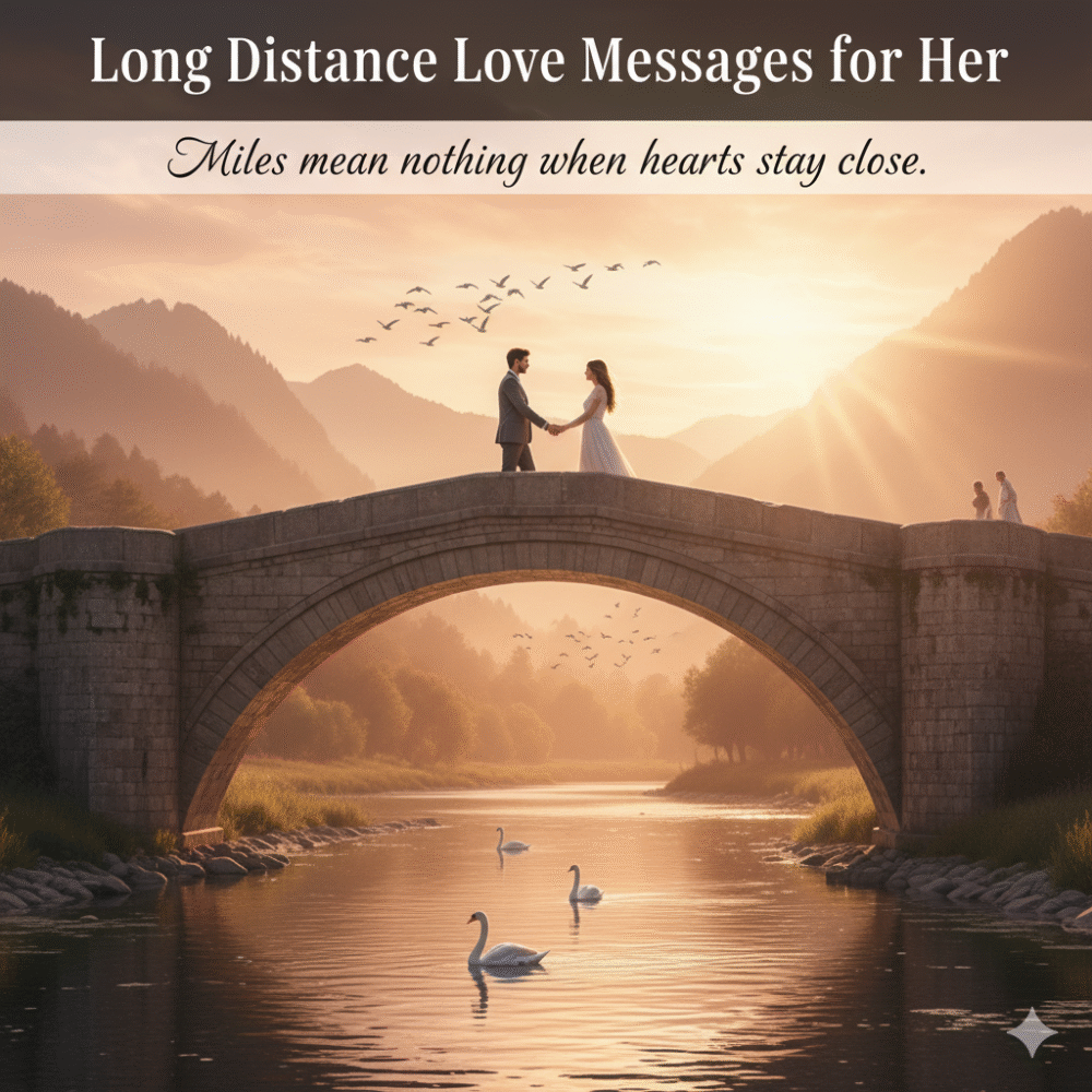 Long Distance Love Messages for Her