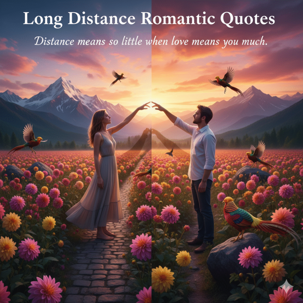 Long Distance Romantic Quotes