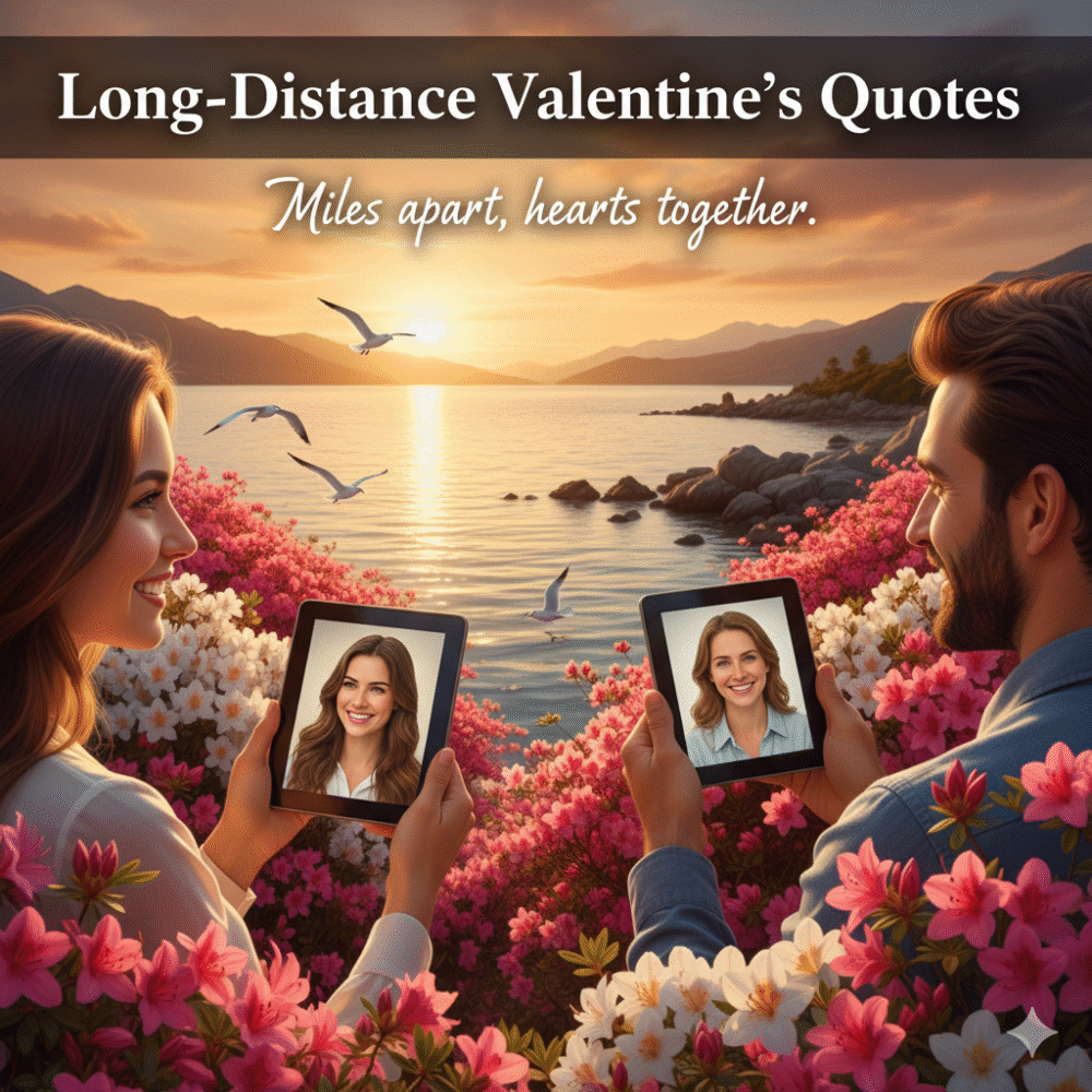 Long-Distance Valentine’s Quotes