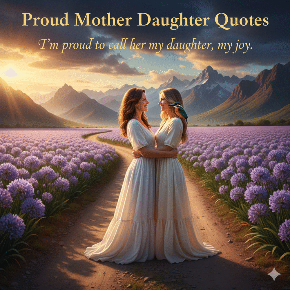  Proud Mother Daughter Quotes