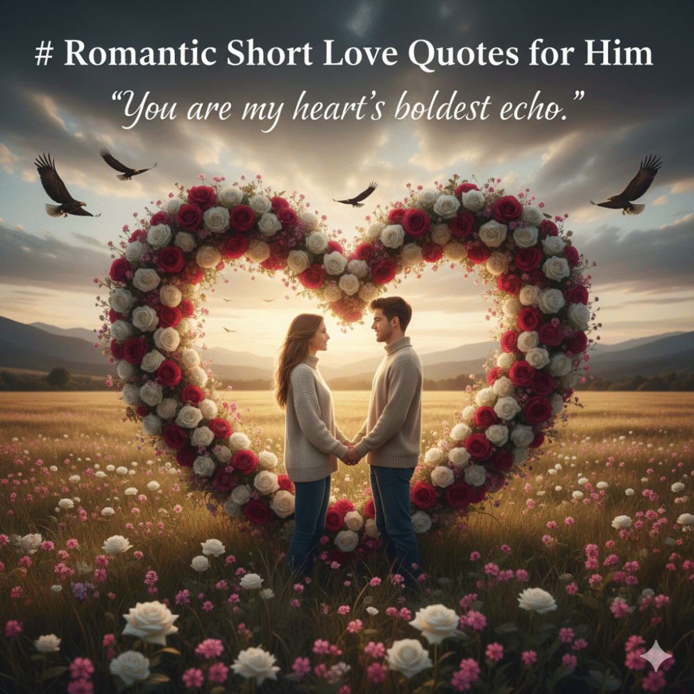 Romantic Short Love Quotes for Him