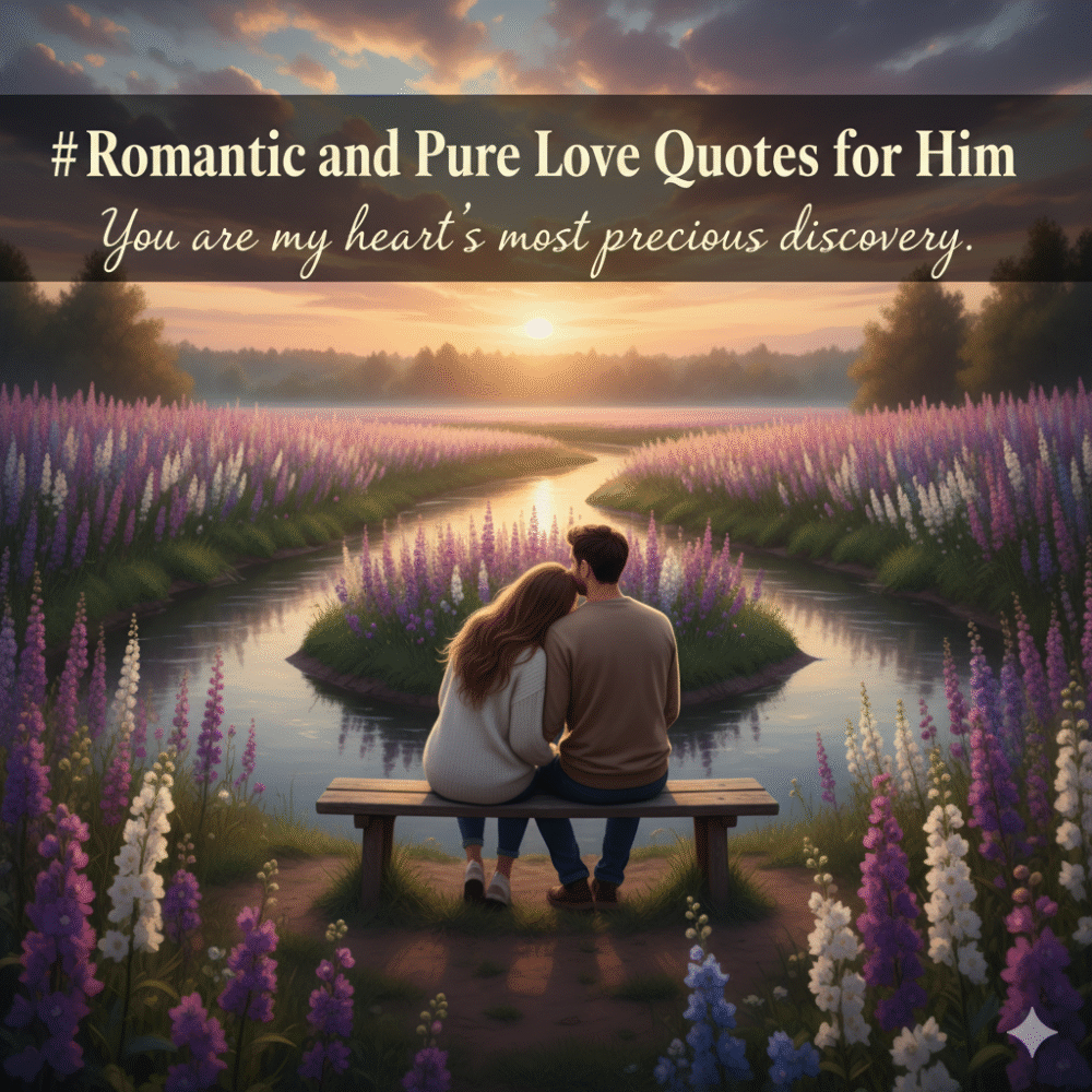 Romantic and Pure Love Quotes for Him