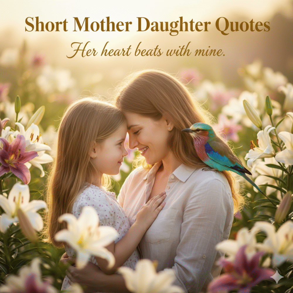 Short Mother Daughter Quotes
