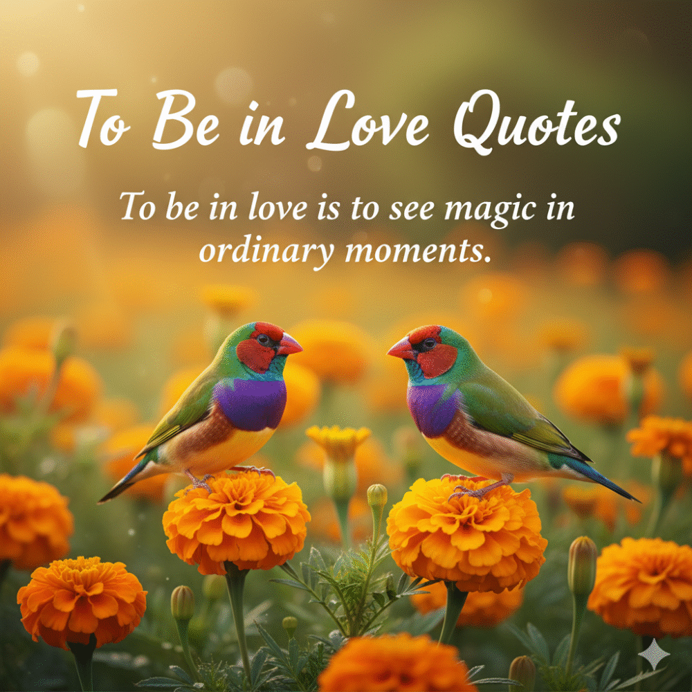 To Be in Love Quotes