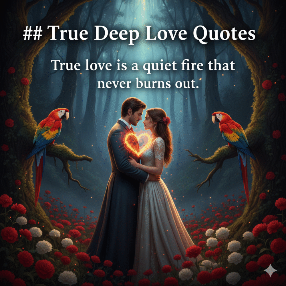 True Deep Love Quotes