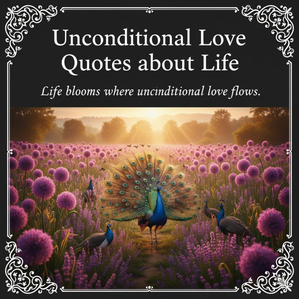 Unconditional Love Quotes about Life