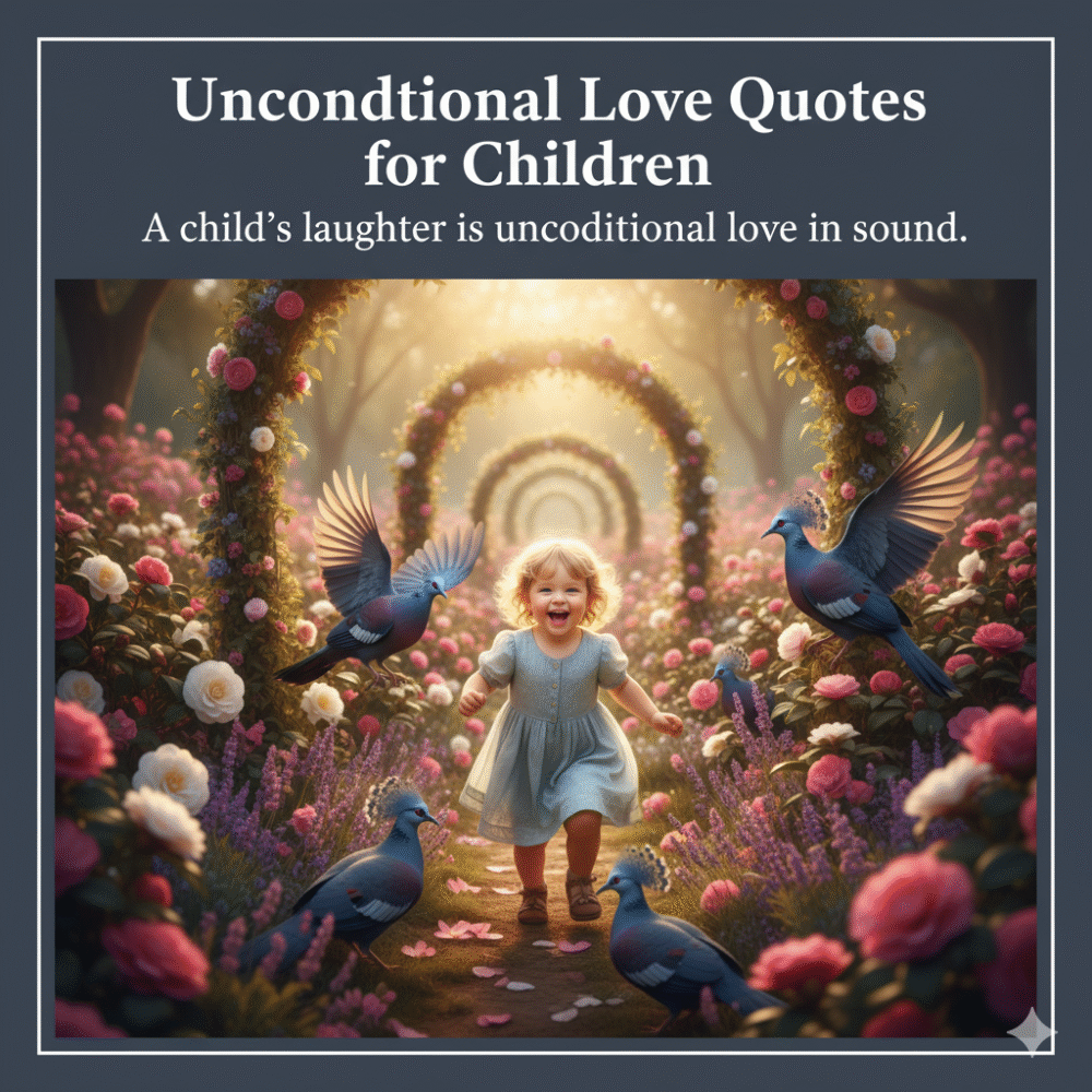 Unconditional Love Quotes for Children