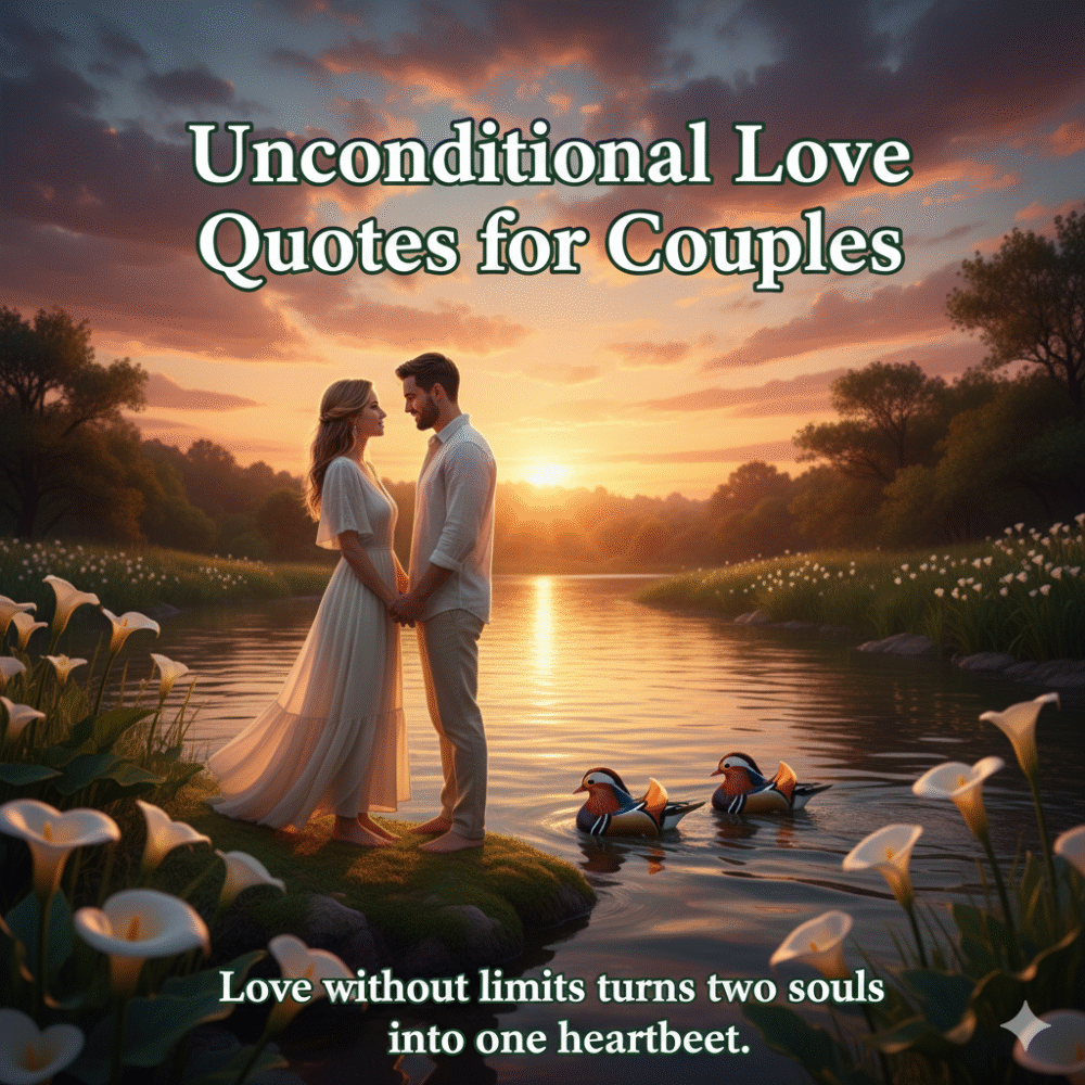 Unconditional Love Quotes for Couples